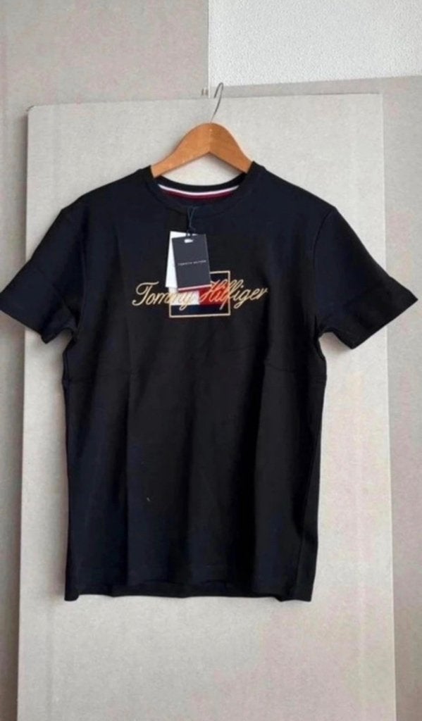 Tommy Hilfiger T-shirt Zwart Maat XL - Nieuw met kaartjes, Verzenden, Zwart, Tommy Hilfiger, Maat 56/58 (XL)
