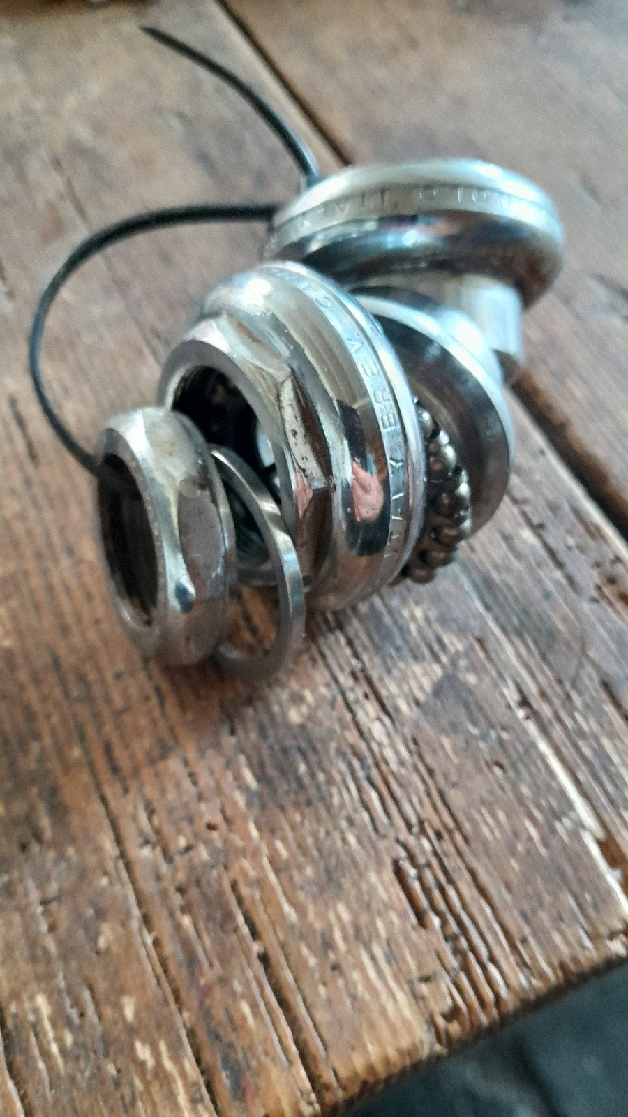 Campagnolo record balhoofd headset kopserie, Fietsen en Brommers, Fietsonderdelen, Gebruikt, Staal, Ophalen of Verzenden, Racefiets