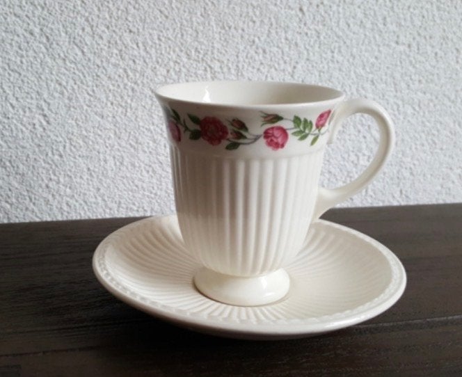 Wedgewood Rosalind koffiekopje 8x, Ophalen of Verzenden