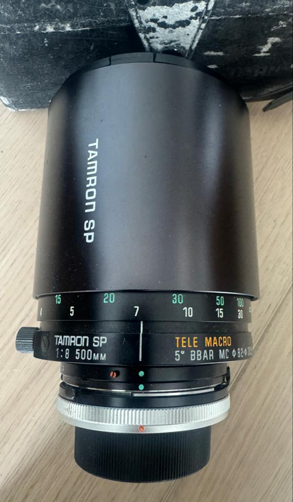 Tamron SP 500mm f/8 Tele Macro lens met koffer, Gebruikt, ., ., Telelens