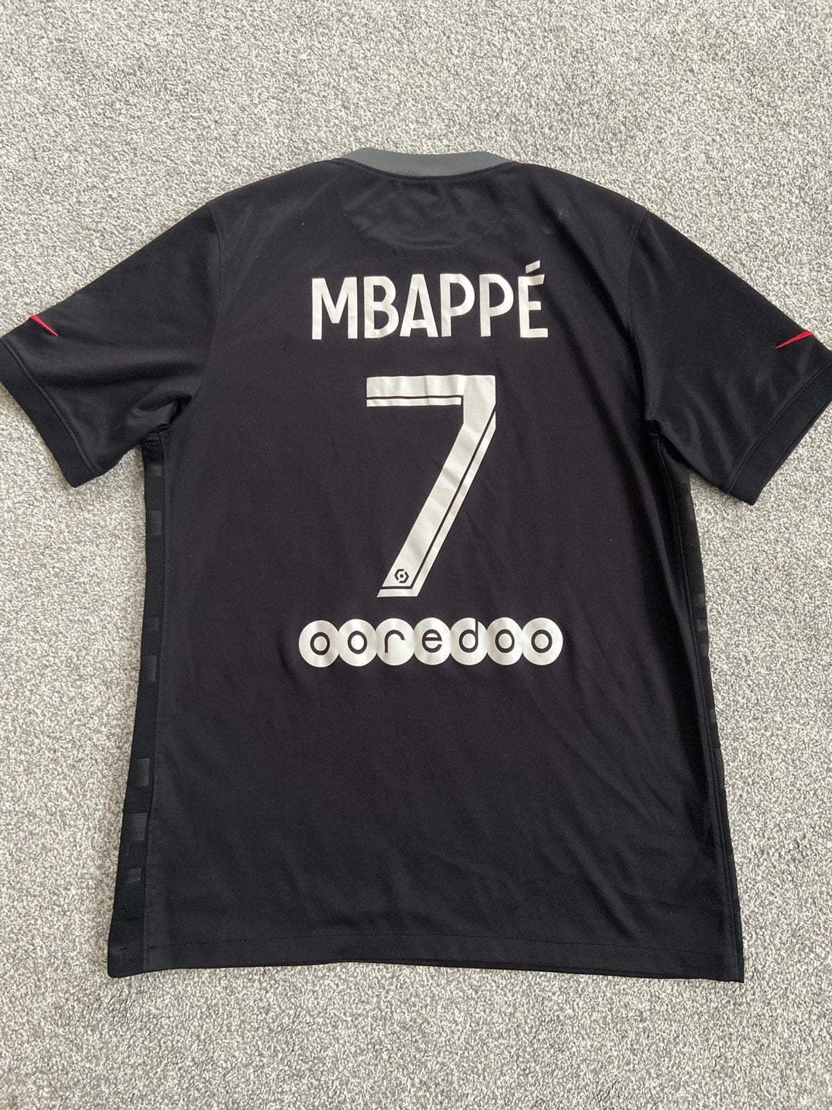 Origineel PSG 21/22 Mbappe M shirt, Maat M, Ophalen of Verzenden, Zo goed als nieuw, Shirt