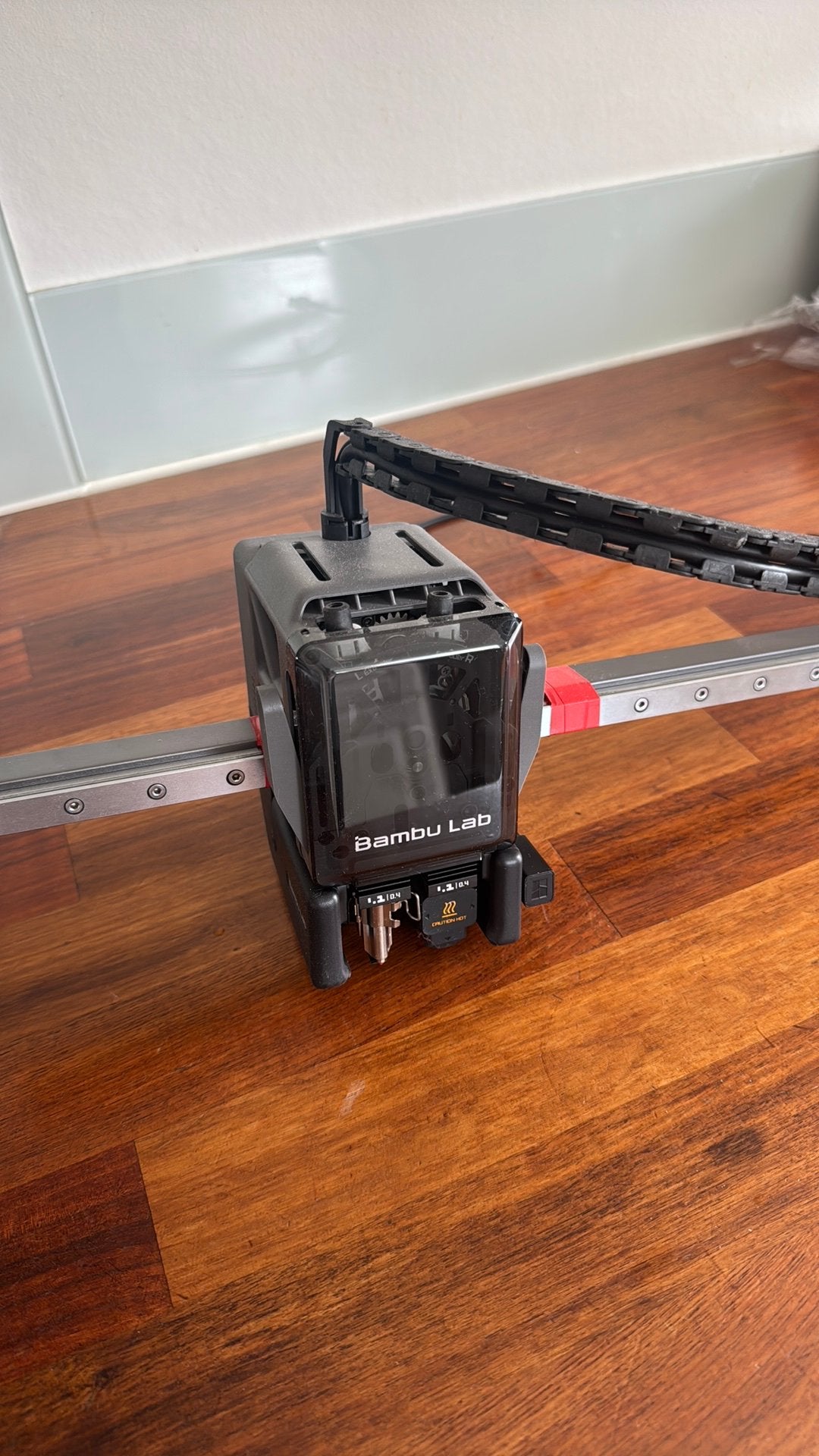 Bambu Lab H2D X-as + dual nozzle printkop, Computers en Software, 3D Printers, Ophalen of Verzenden, Nieuw, Bambu labs