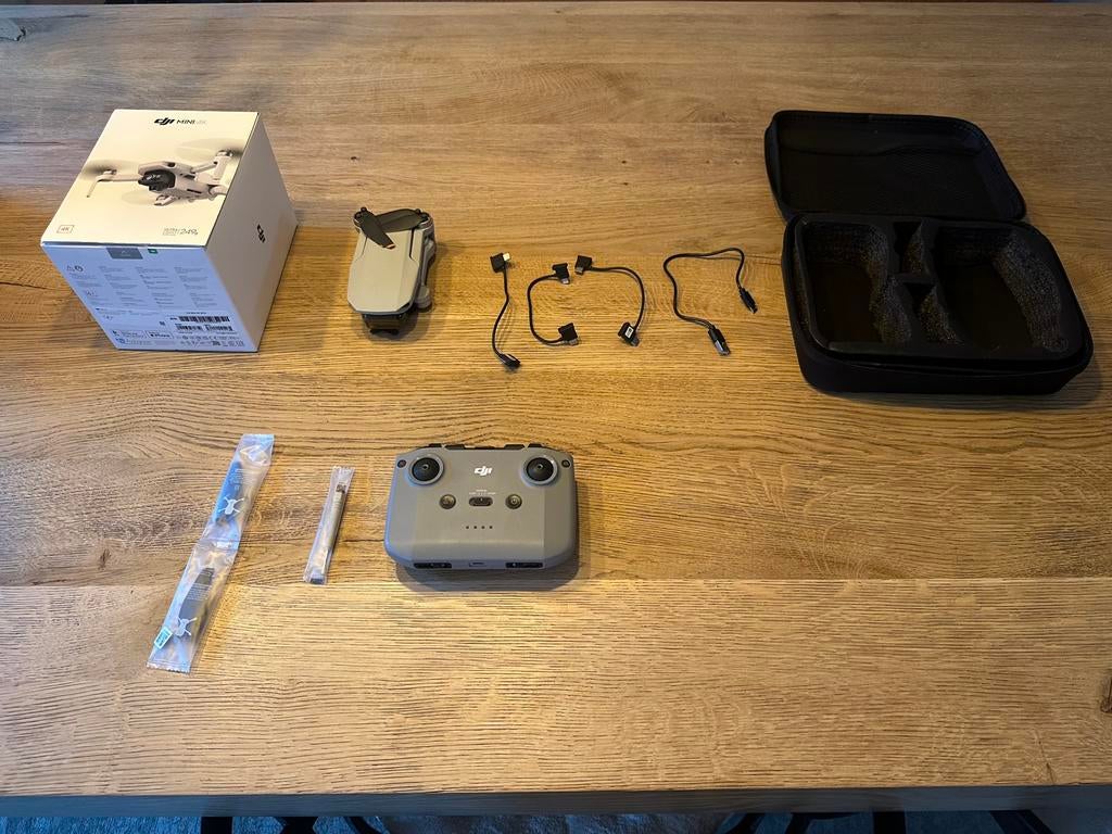 Drone DJI Mini 4K, Audio, Tv en Foto, Drones, Zo goed als nieuw, Cameradrone, Topkwaliteit, DJI, Minder dan 250 gram, 15 tot 30 minuten