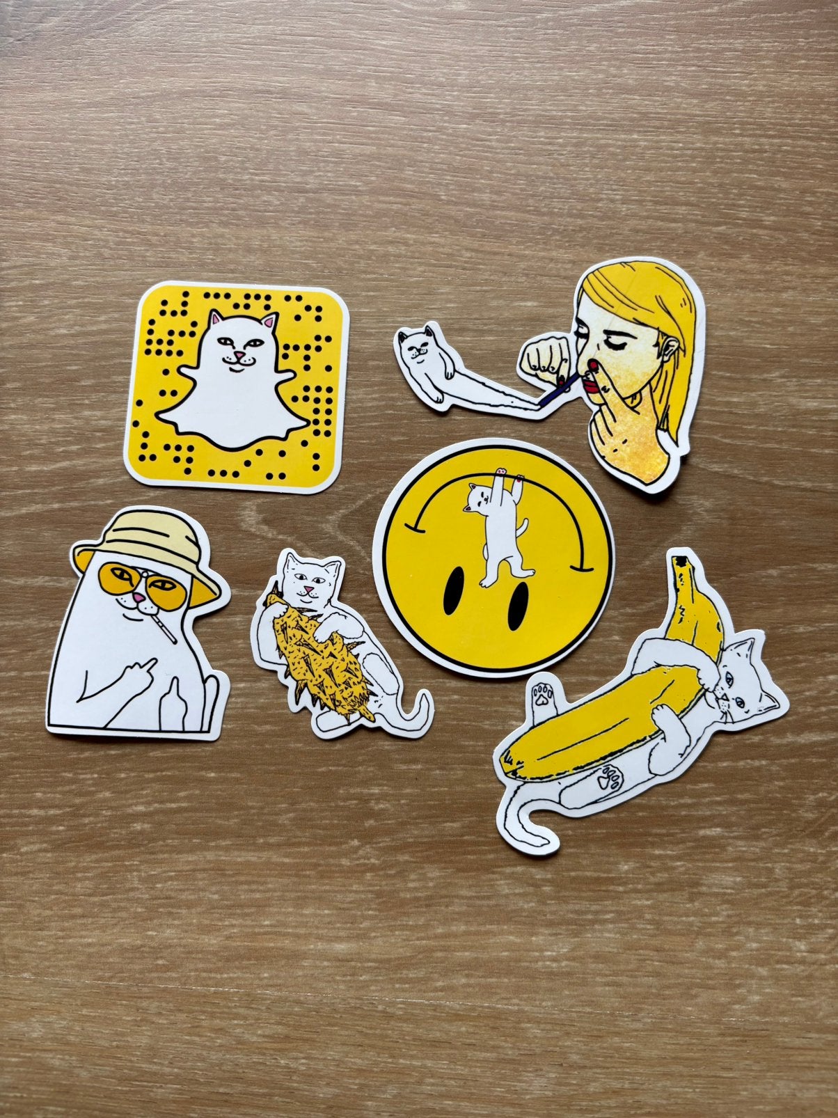Ripndip yellow stickers, Ophalen of Verzenden, Nieuw, Merk