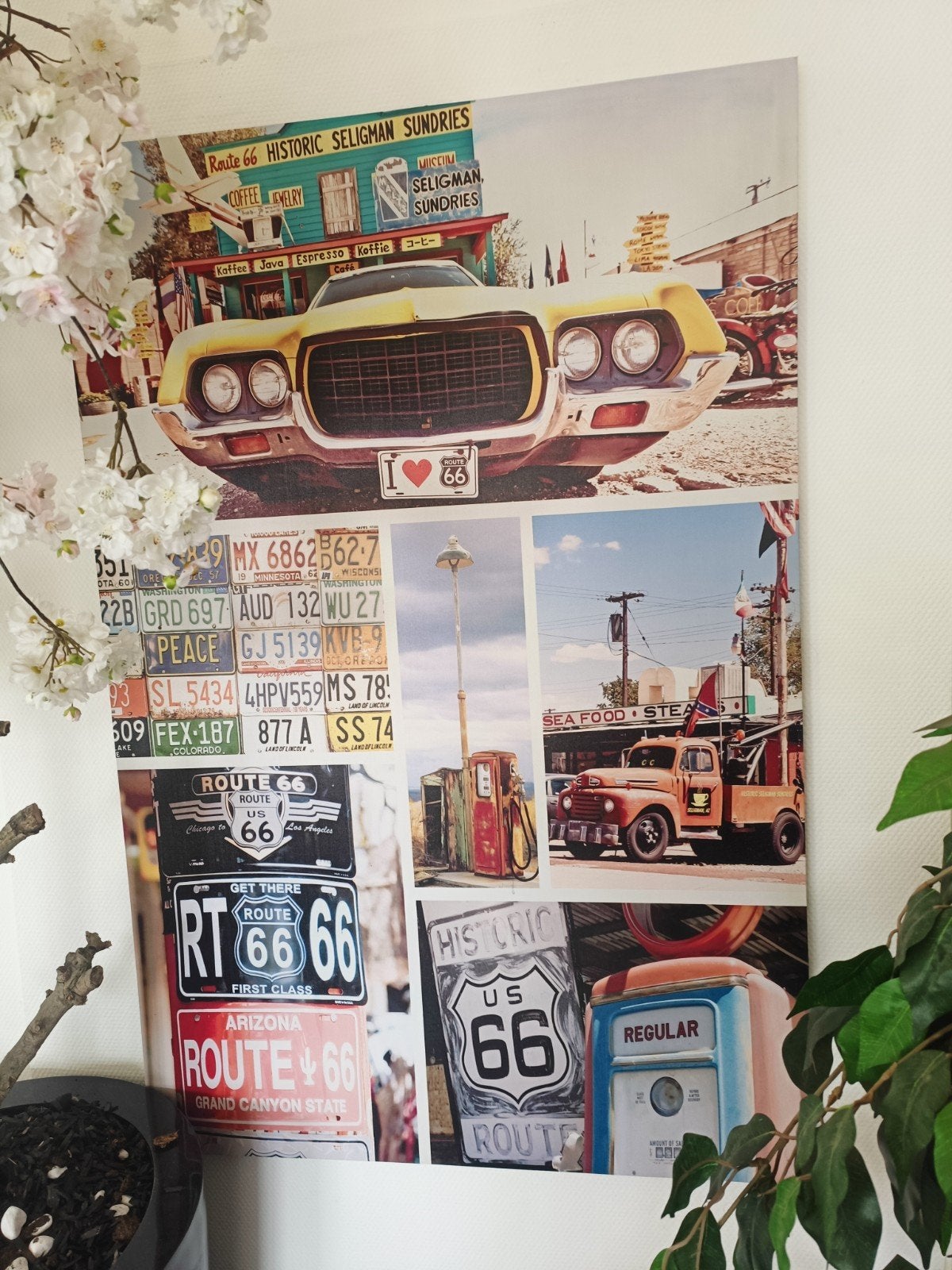Amerikaanse canvas 120x80 cm, Ophalen, Gebruikt, 75 tot 100 cm, Foto of Poster