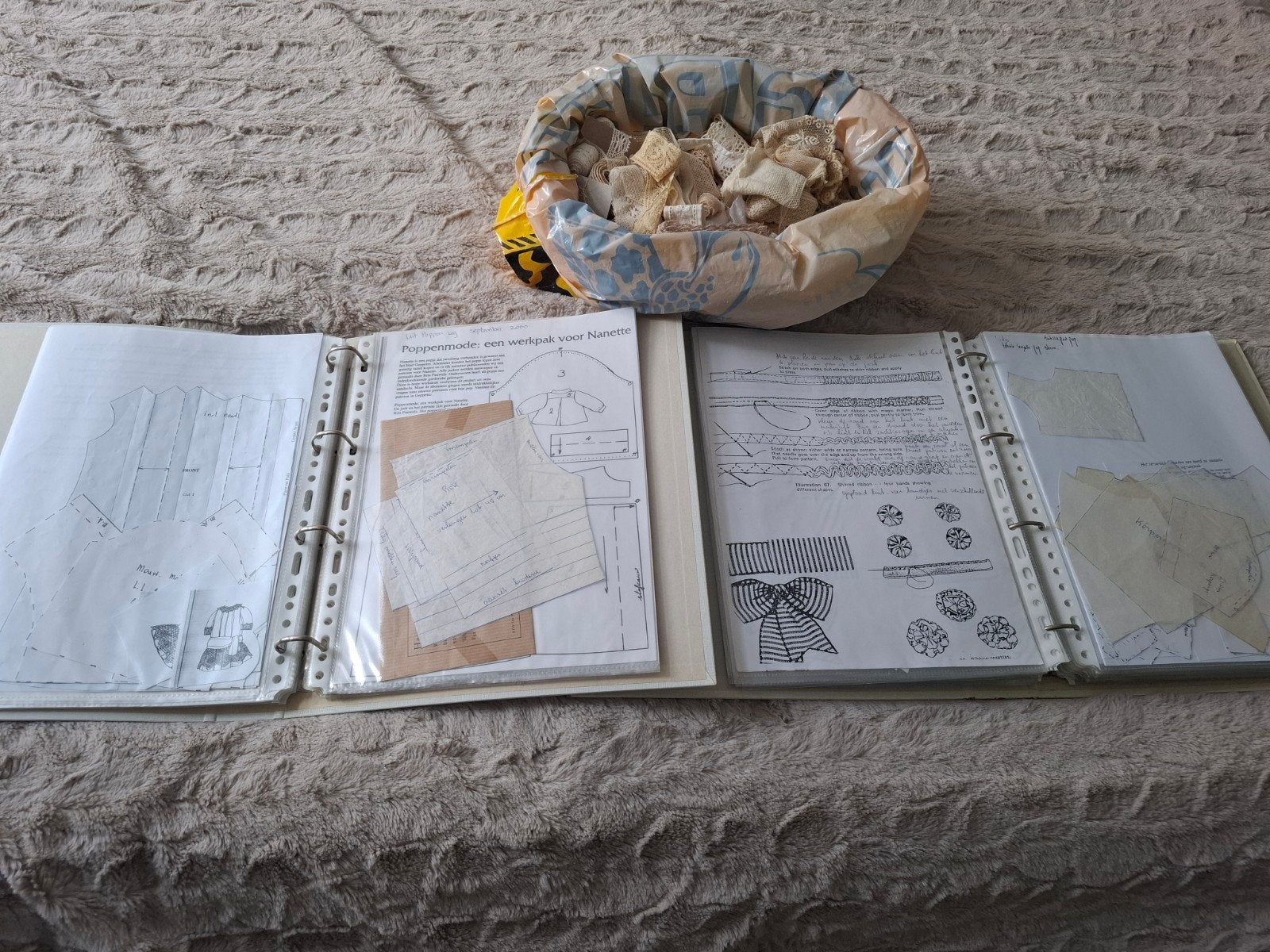 Poppenkledingpatronen, Ophalen, Patroon of Boek
