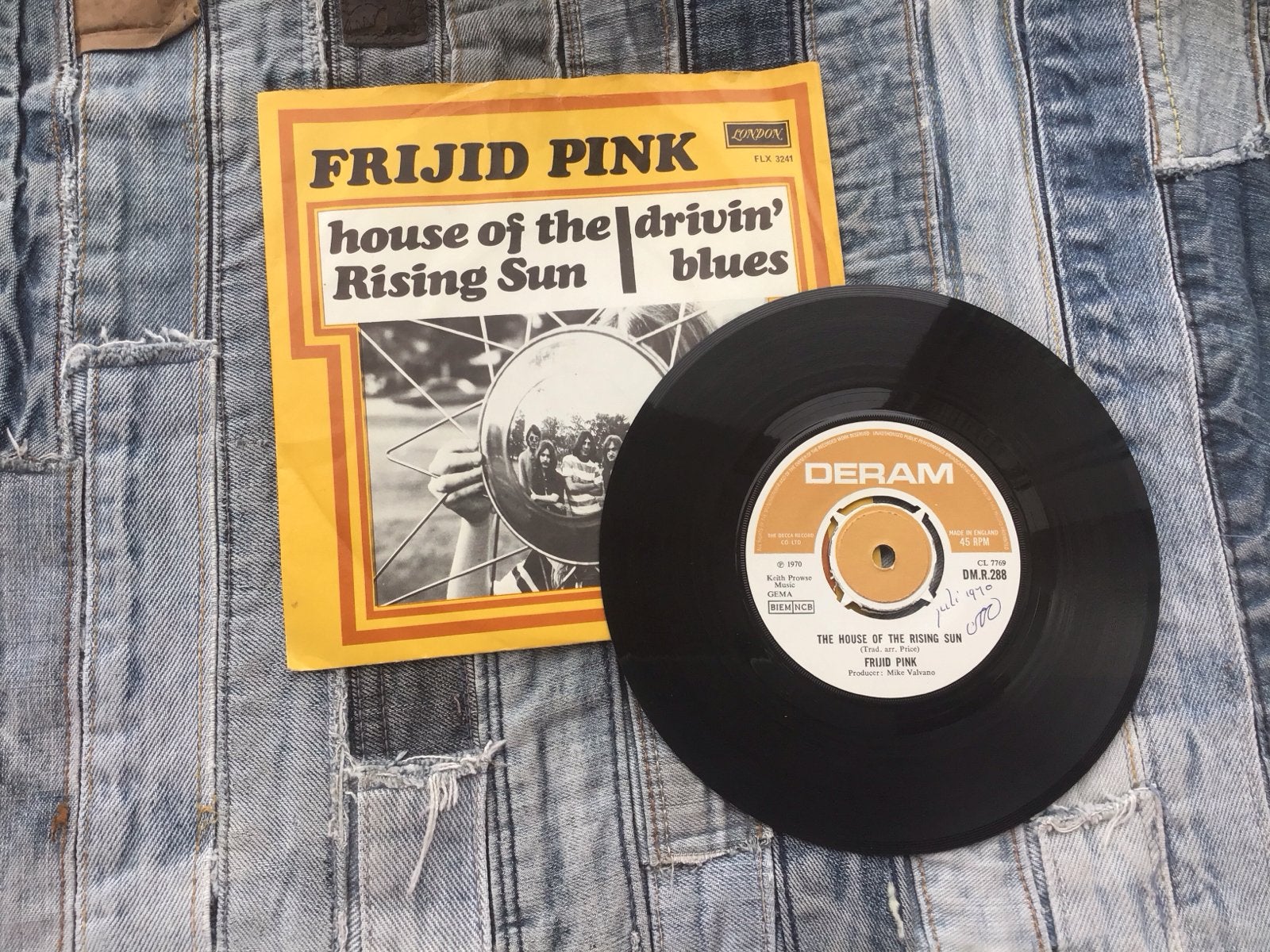 Frijid Pink - House of the Rising Sun (Vinyl Single), Gebruikt, 7 inch, Ophalen of Verzenden, EP