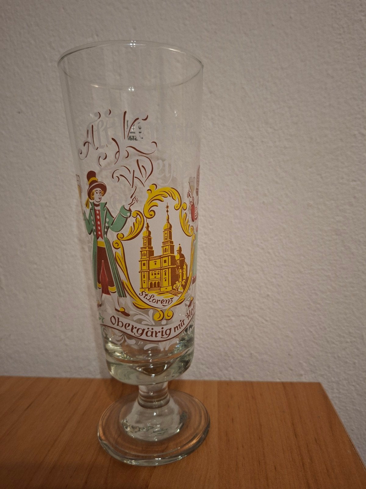 Allgäuer Brauhaus Alt Kemptener Weisse bierglas, 0,5L, Ophalen of Verzenden, Glas of Glazen, Overige merken