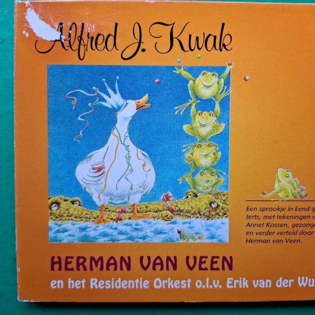 HERMAN VAN VEEN - ALFRED J. KWAK (+ RESIDENTIEORKEST), Ophalen of Verzenden, Zo goed als nieuw, Verhaal of Sprookje, 6 tot 9 jaar