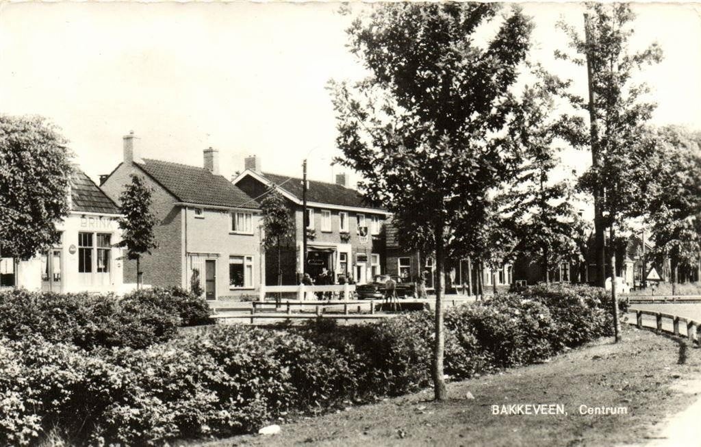 Bakkeveen, Centrum - gelopen, Ophalen of Verzenden, 1960 tot 1980, Gelopen, Friesland