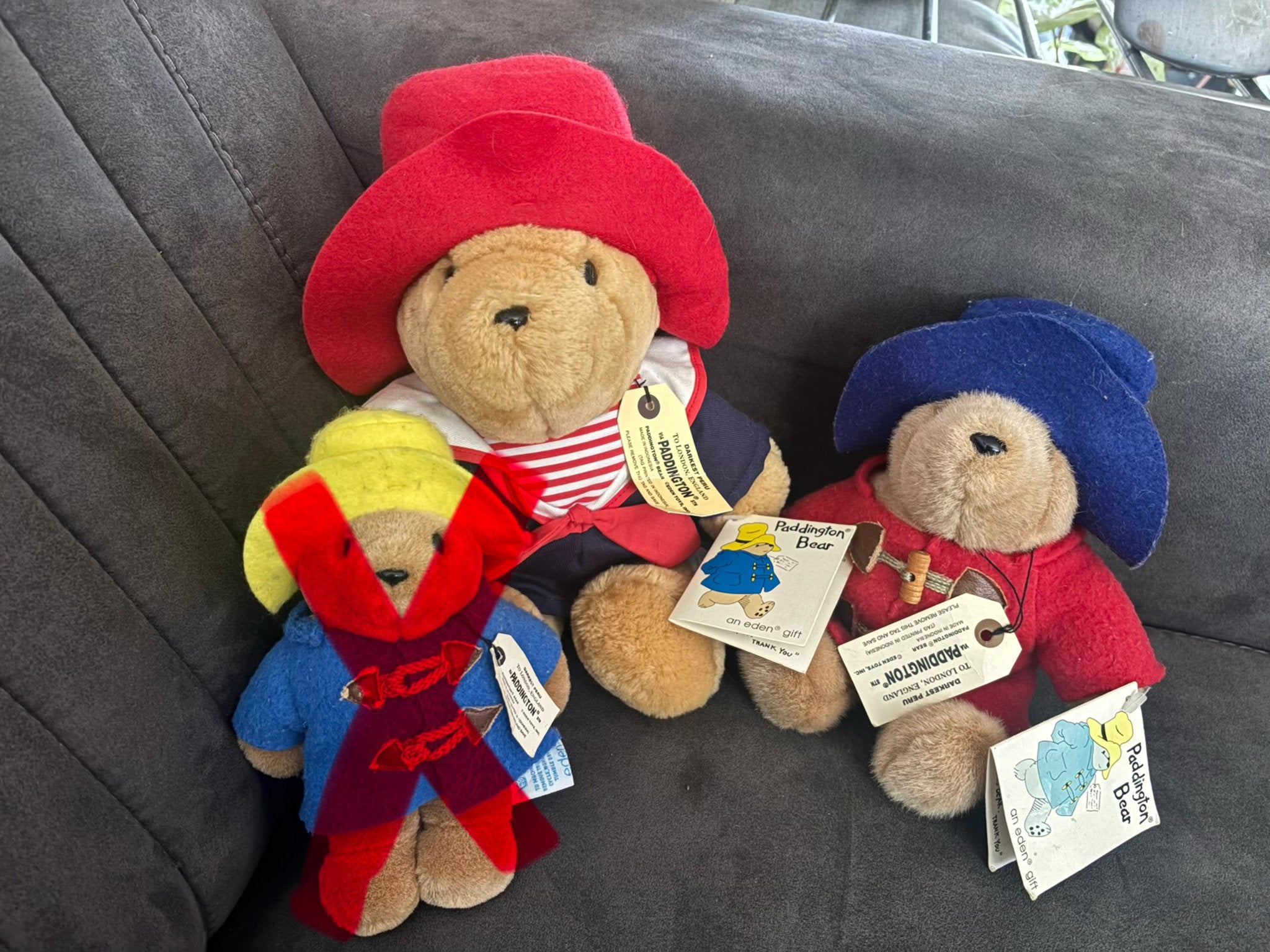Set van 2 Paddington Bears - Zo goed als nieuw, Ophalen, Overige merken, Overige karakters, Beer