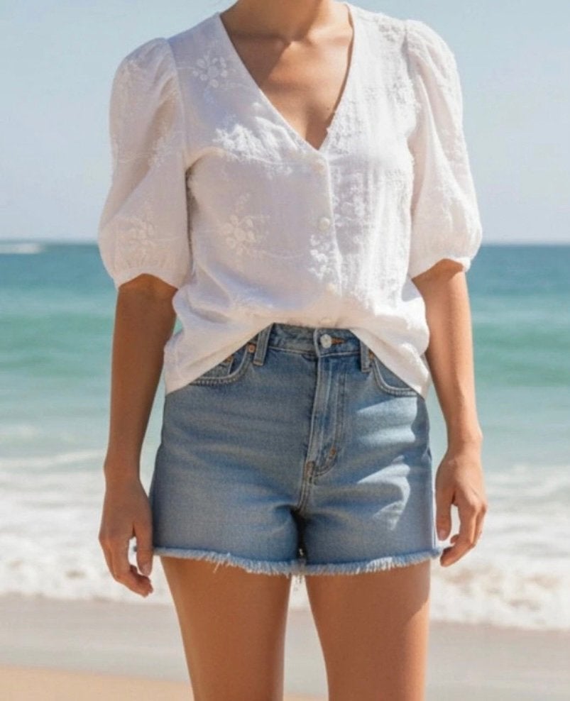 Too blouse maat 38 zomer, Ophalen of Verzenden, Zo goed als nieuw, Maat 38/40 (M), Wit