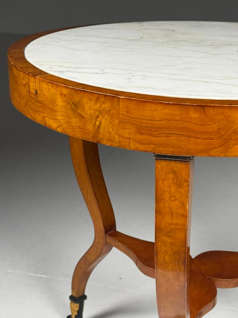 2x Gueridon tafel Empire stijl 20e eeuw, Ophalen