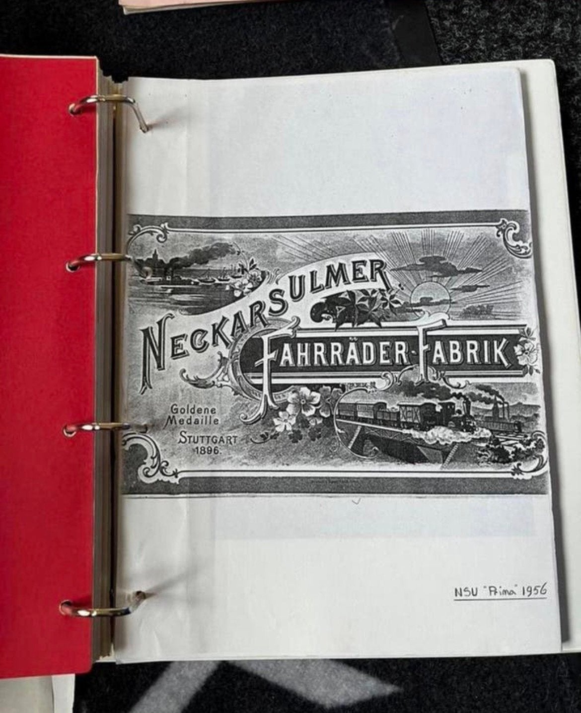 Ersatzteileliste NSU Prima 1956  gekopieerd, Ophalen of Verzenden, Overige merken