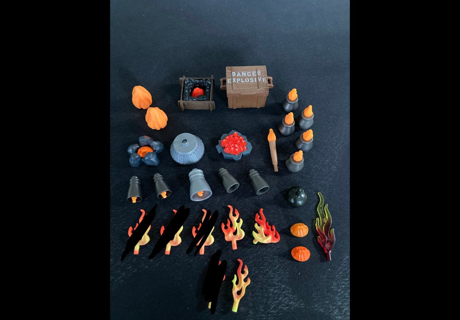 Playmobil vuurtje, kist ed…, Ophalen of Verzenden, Zo goed als nieuw