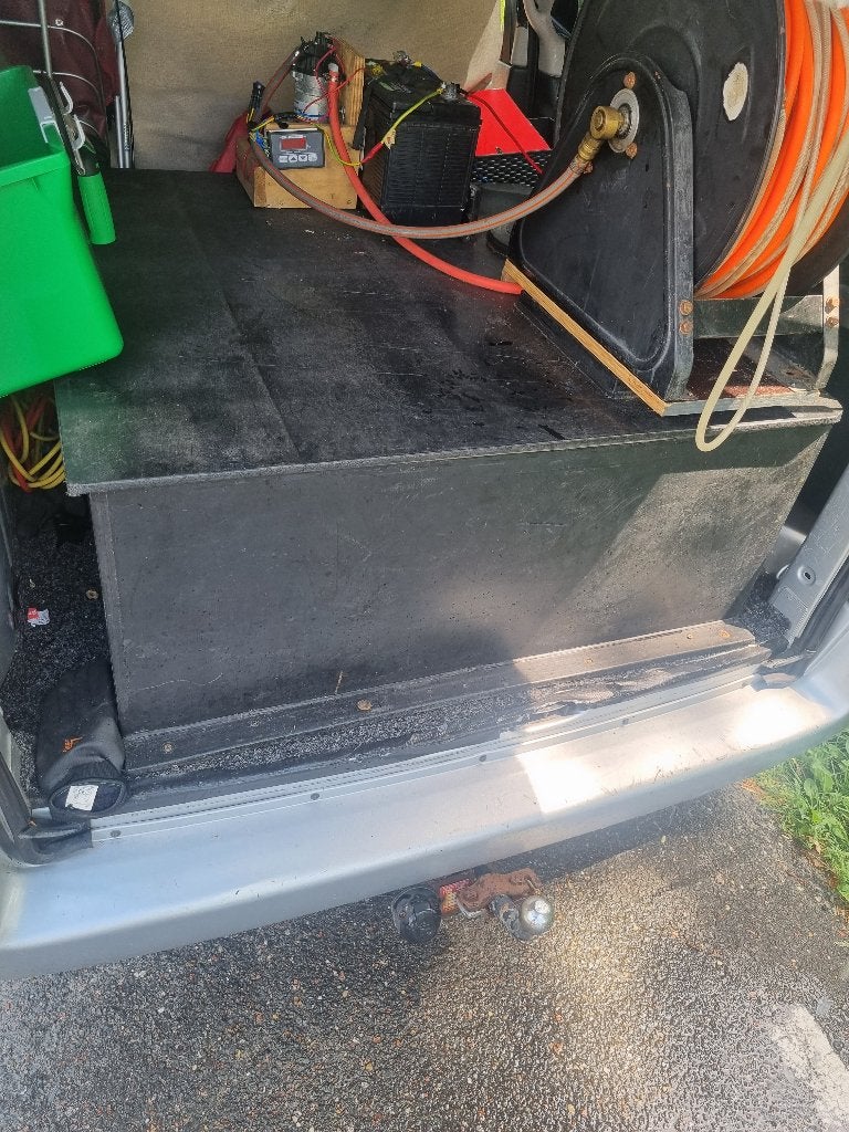 Glazenwassers bak, Glazenwassen buiten