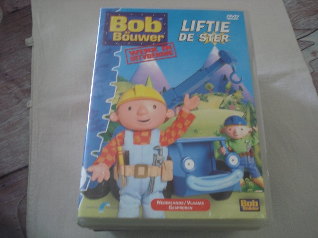 dvd bob de bouwer liftie de ster 1250-1409-91, Alle leeftijden, Ophalen of Verzenden, Zo goed als nieuw