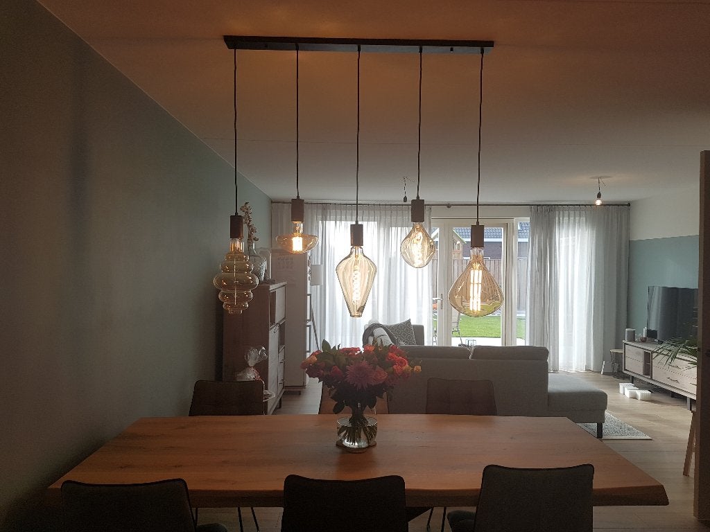 Combinatie Calex hanglampen, Huis en Inrichting, Lampen | Hanglampen, Ophalen, Modern, industrieel, Overige fittingen, Zo goed als nieuw