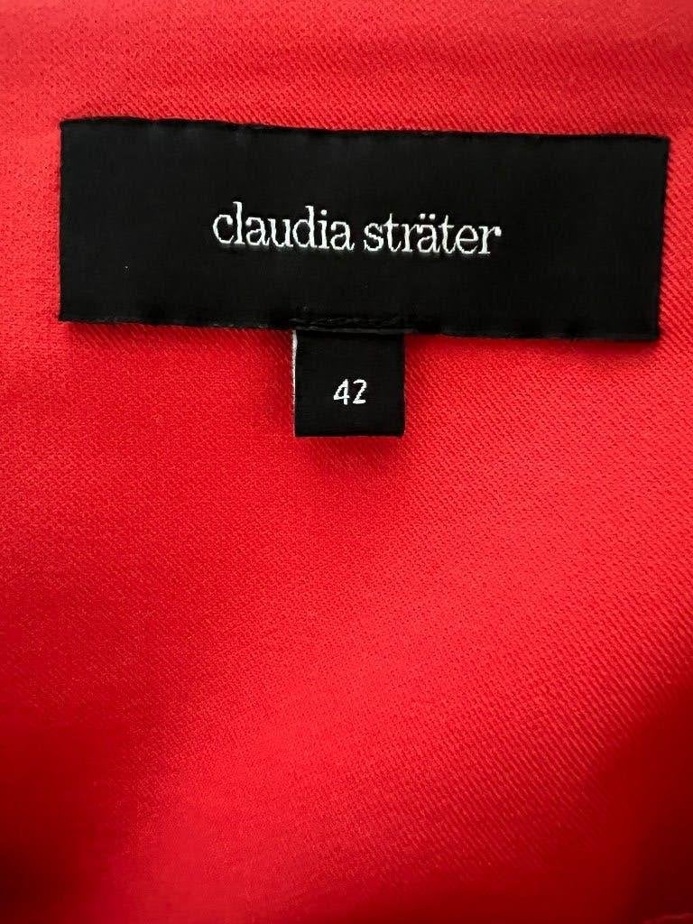 Claudia Sträter stretch business rok oranjerood 42, Kleding | Dames, Verzenden, Maat 42/44 (L), Oranje, Zo goed als nieuw