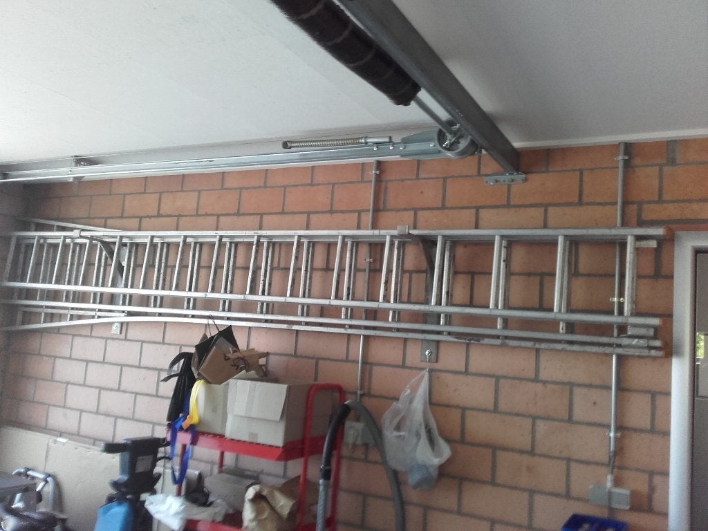 PETRY 3x16 sporten schuifladder, Doe-het-zelf en Verbouw, Ladders en Trappen, Gebruikt, Ladder, 4 meter of meer, Opvouwbaar of Inschuifbaar