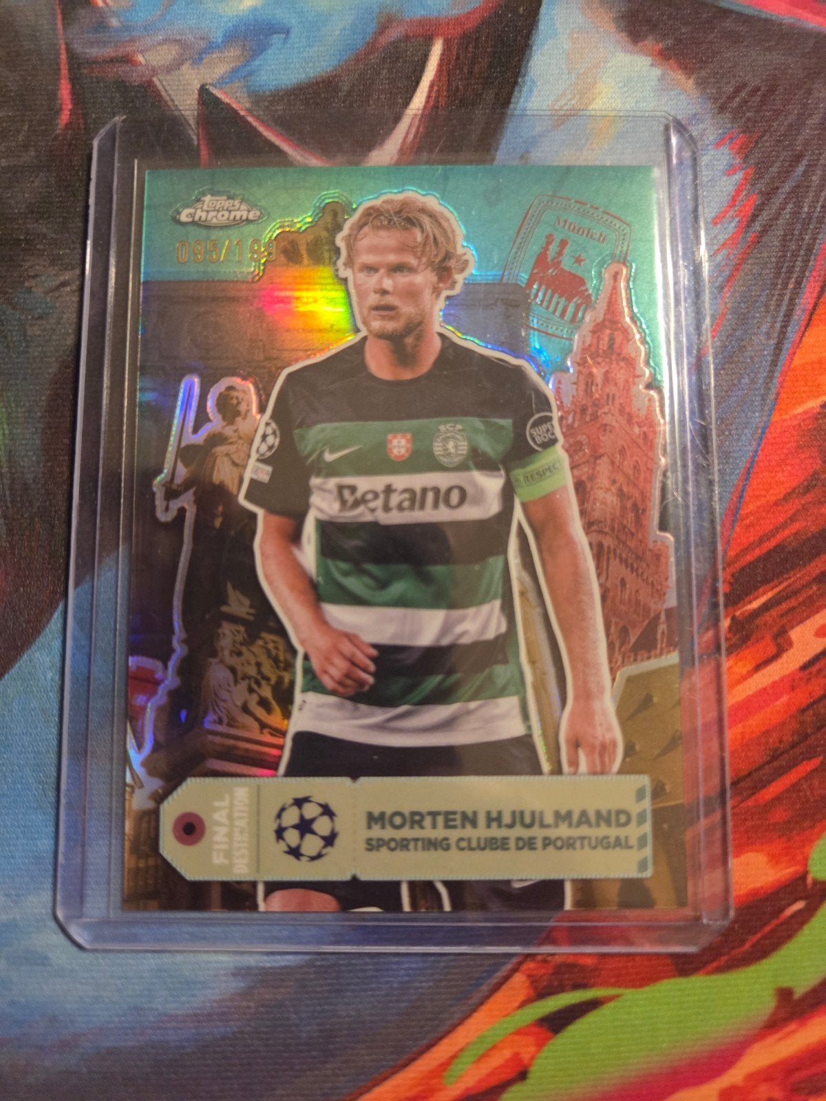 Morten Hjulmand Topps Chrome UEFA Champions League Kaart, Ophalen of Verzenden