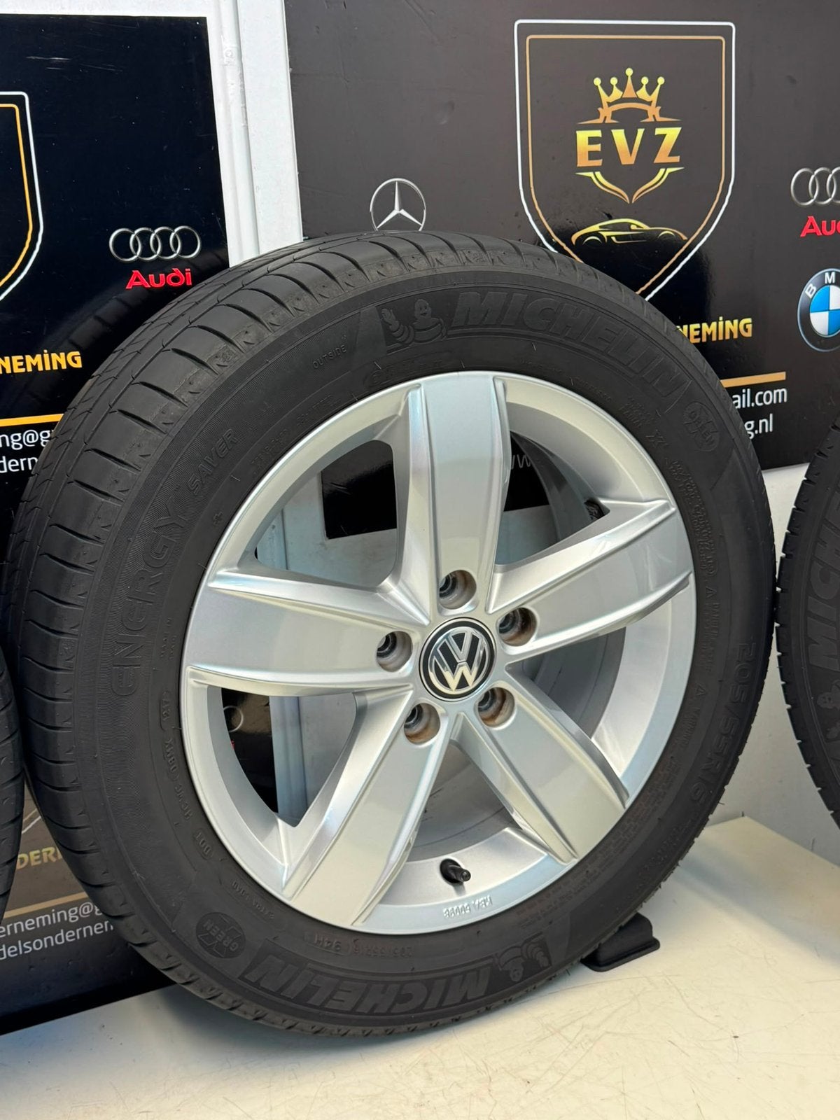Org.VW Golf 7/VII velgen met zomerbanden 16 inch 5x112, Gebruikt, 16 inch, Banden en Velgen, EVZ Handelsonderneming