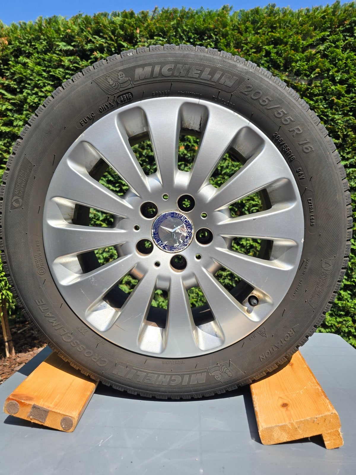 Michelin CrossClimate Banden en Velgen 205/55 R16, Ophalen, Gebruikt, 16 inch, Banden en Velgen