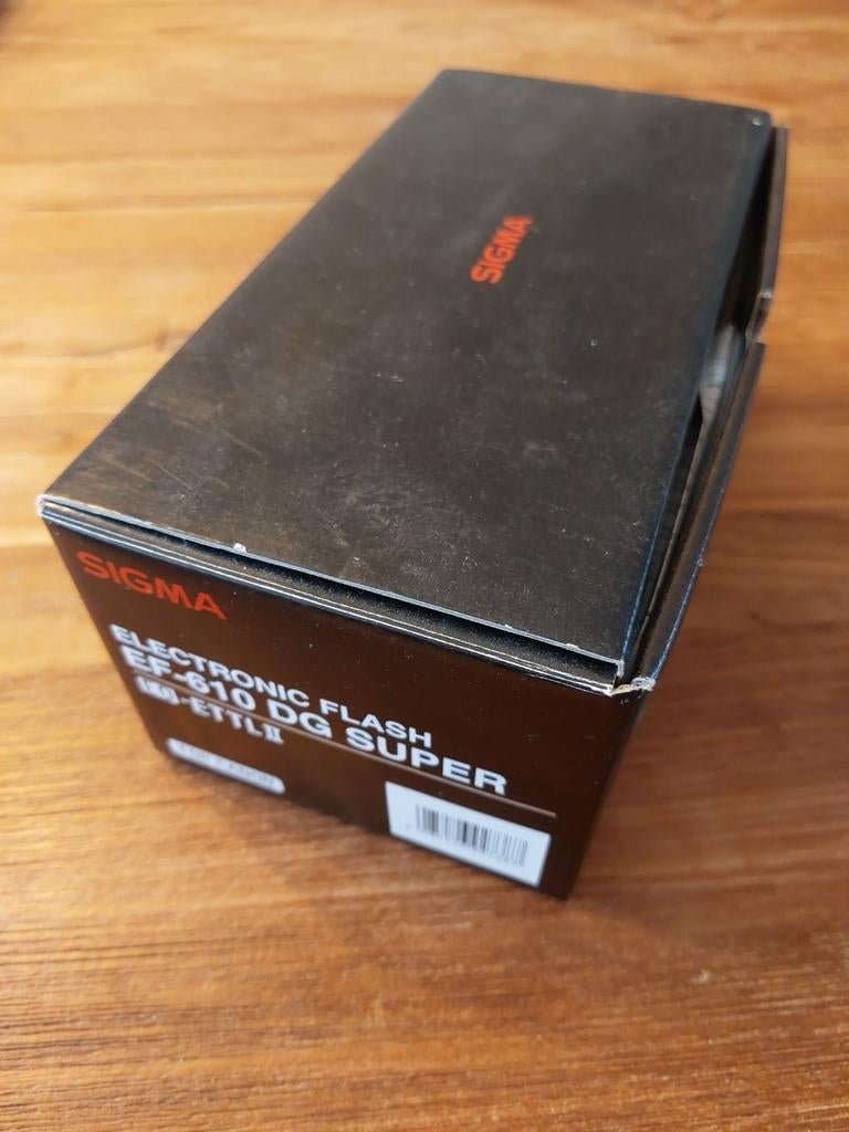 Sigma EF-610 DG Super flitser voor Canon, Audio, Tv en Foto, Fotografie | Flitsers, Ophalen of Verzenden, Zo goed als nieuw, Sigma