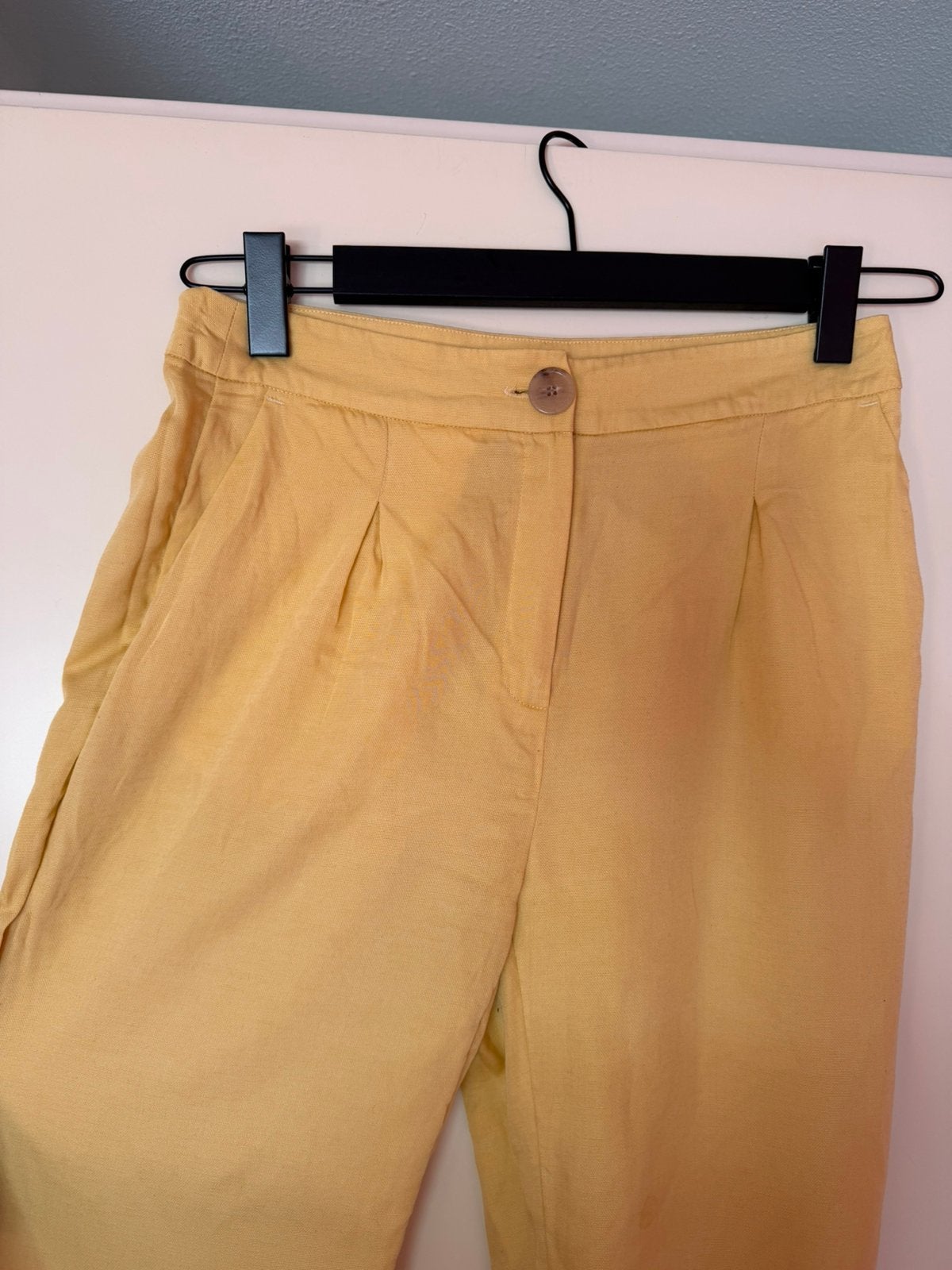 Broek maat 38 boter geel, Kleding | Dames, Maat 38/40 (M), Geel, Ophalen of Verzenden, Zo goed als nieuw