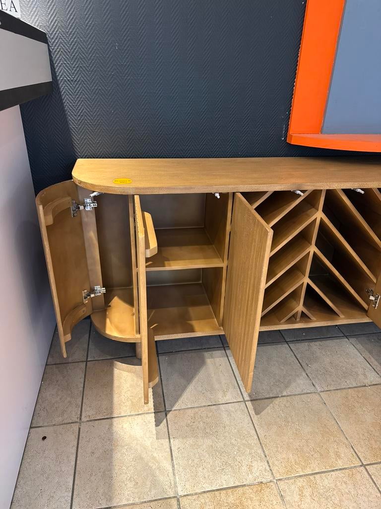 Dressoir 180x40x80, Ophalen, Japandi, Met deur(en), 150 tot 200 cm