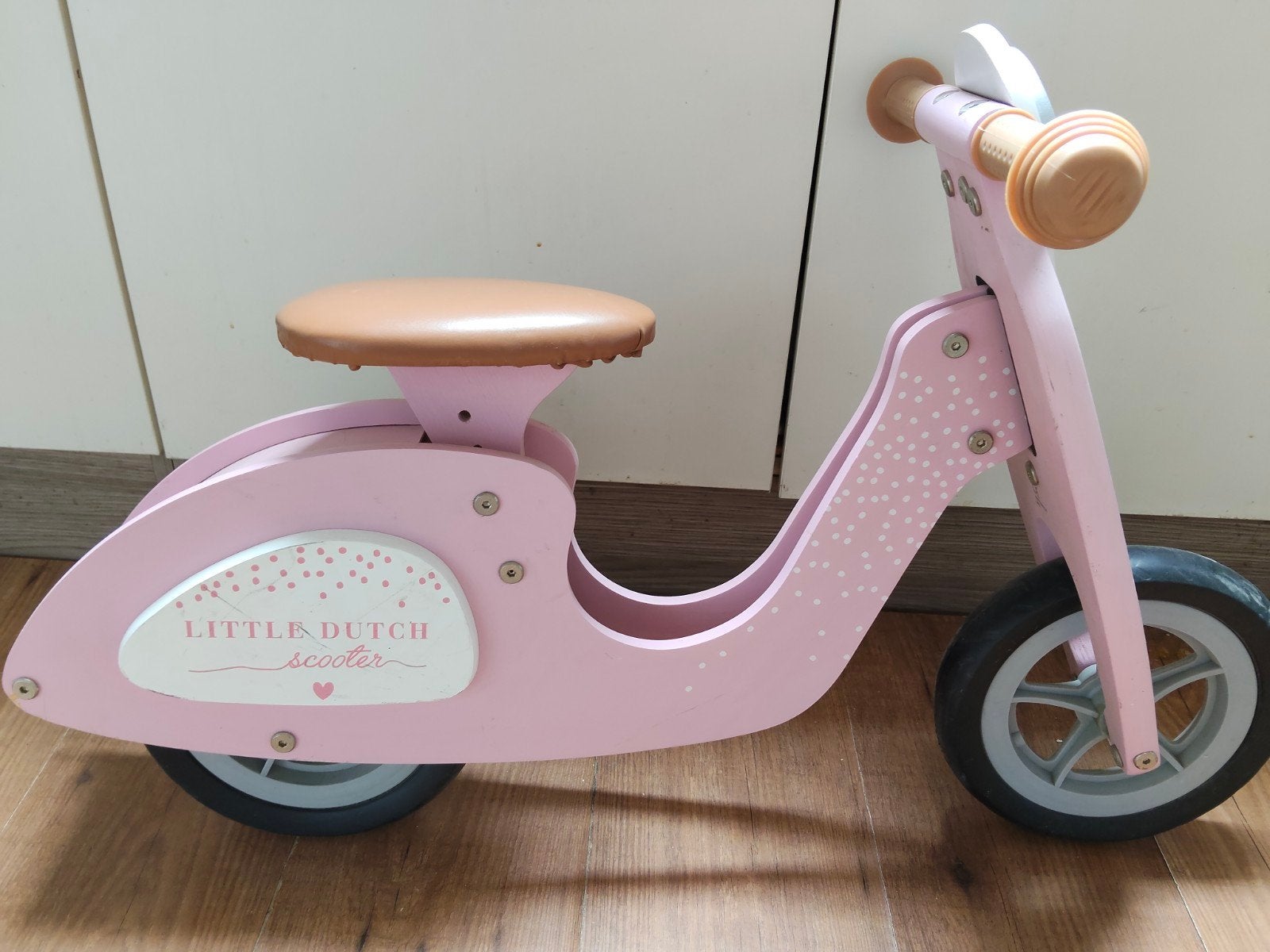 Little Dutch loopscooter roze, Ophalen, Gebruikt