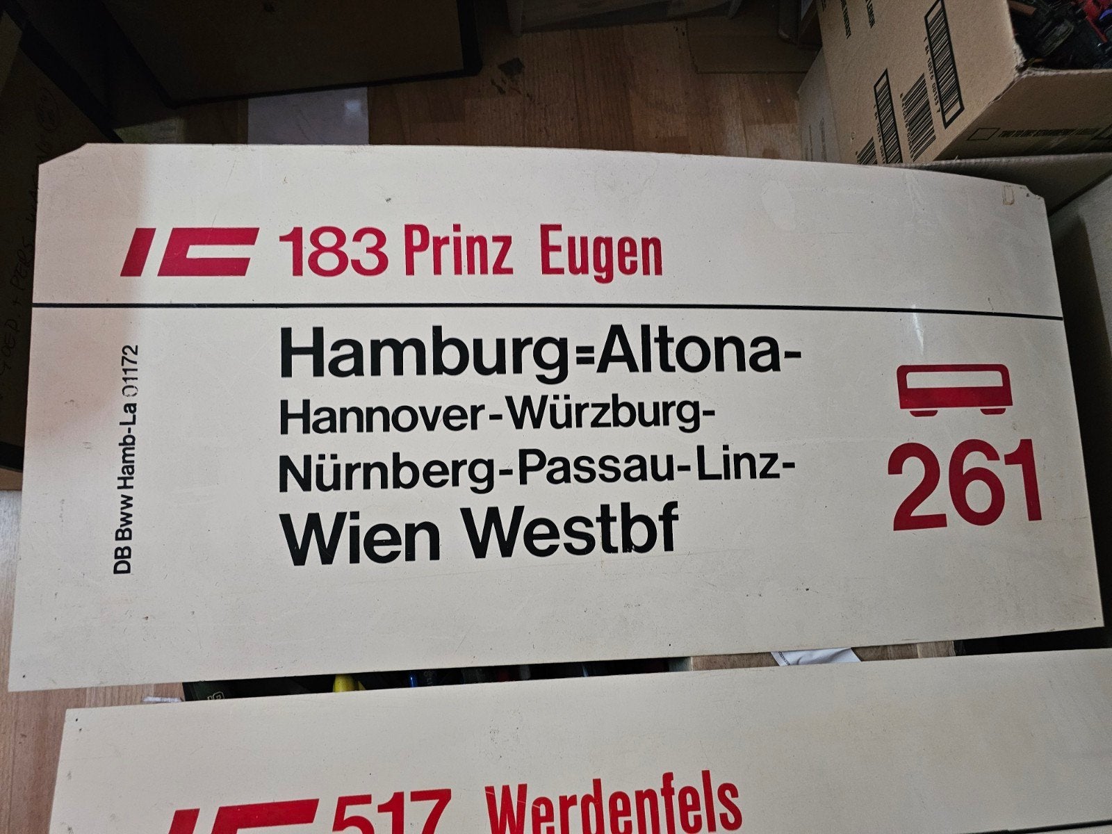 NS, DB Routeboek - IC 183 Prinz Eugen, Ophalen of Verzenden, Gebruikt, Trein, Boek of Tijdschrift