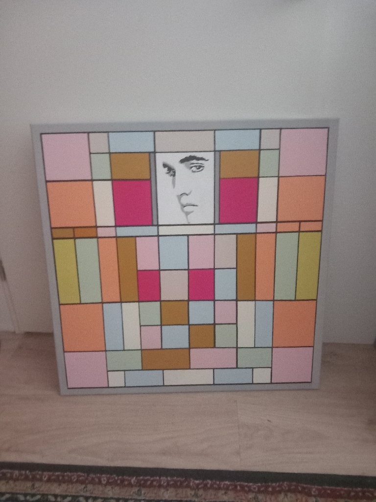 kunst modern, Abstract, Acrylverf, Ophangklaar, Ophalen of Verzenden
