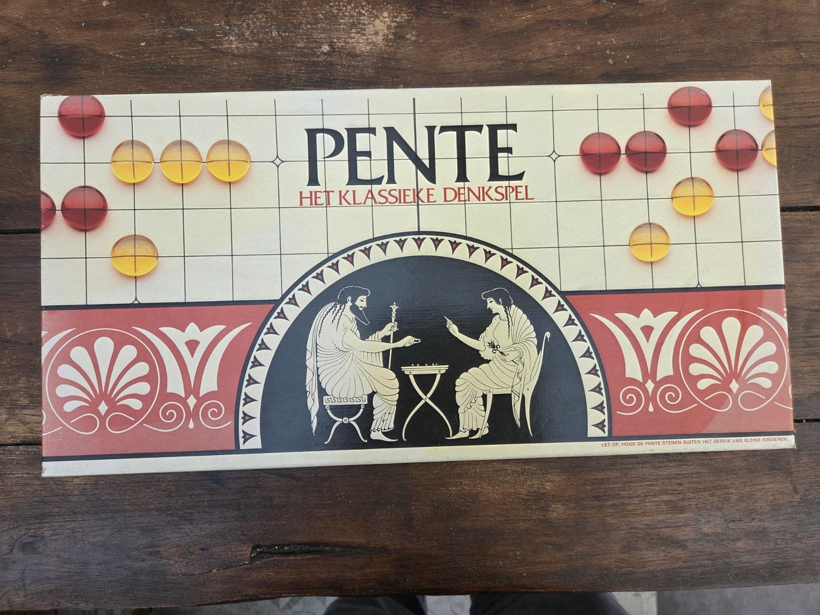 Pente: Het Klassieke Denkspel - Strategisch Bordspel, Gebruikt, Een of twee spelers, Parker Brothers, Ophalen of Verzenden
