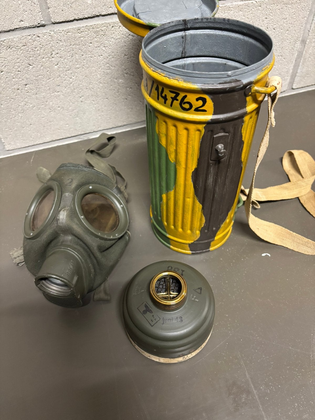 GM30 gasmasker, Verzamelen, Militaria | Algemeen, Ophalen of Verzenden, Landmacht, Duitsland, Overige typen