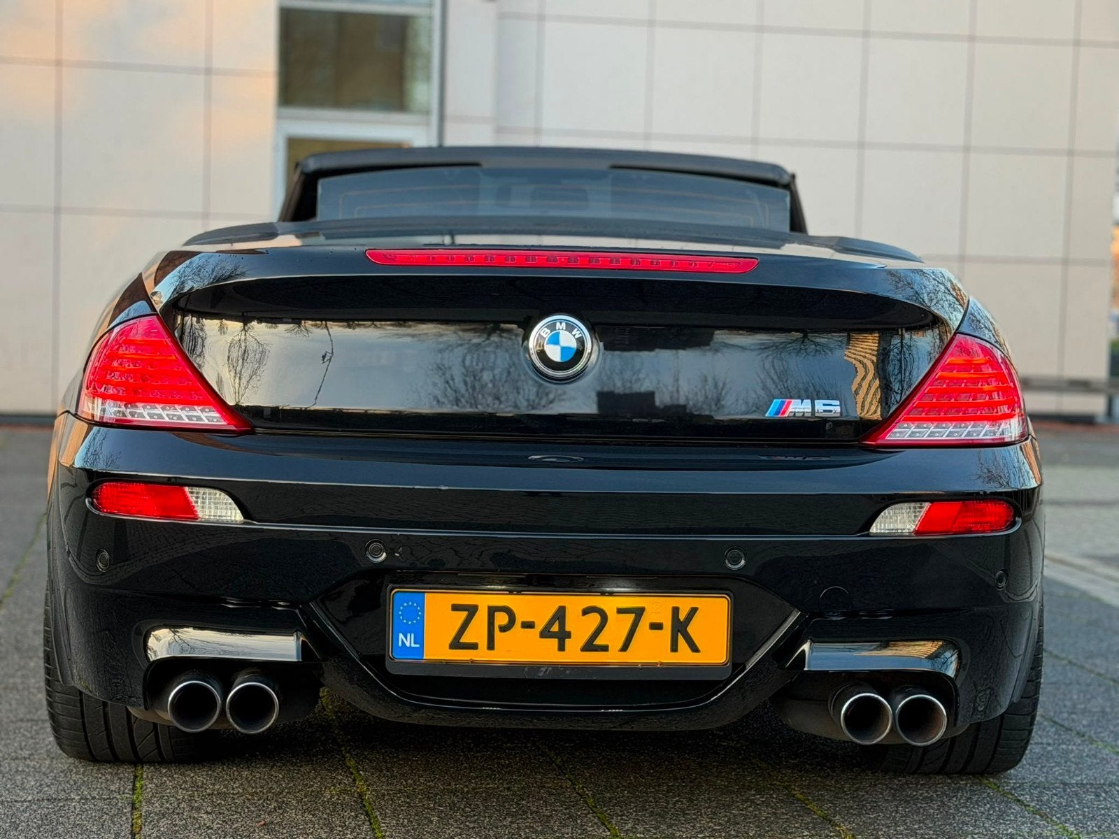 BMW M6  2008 Zwart cabriolet Inruil mogelijk, Auto's, BMW, 4 stoelen, 508 pk, Geïmporteerd, 7 km/l