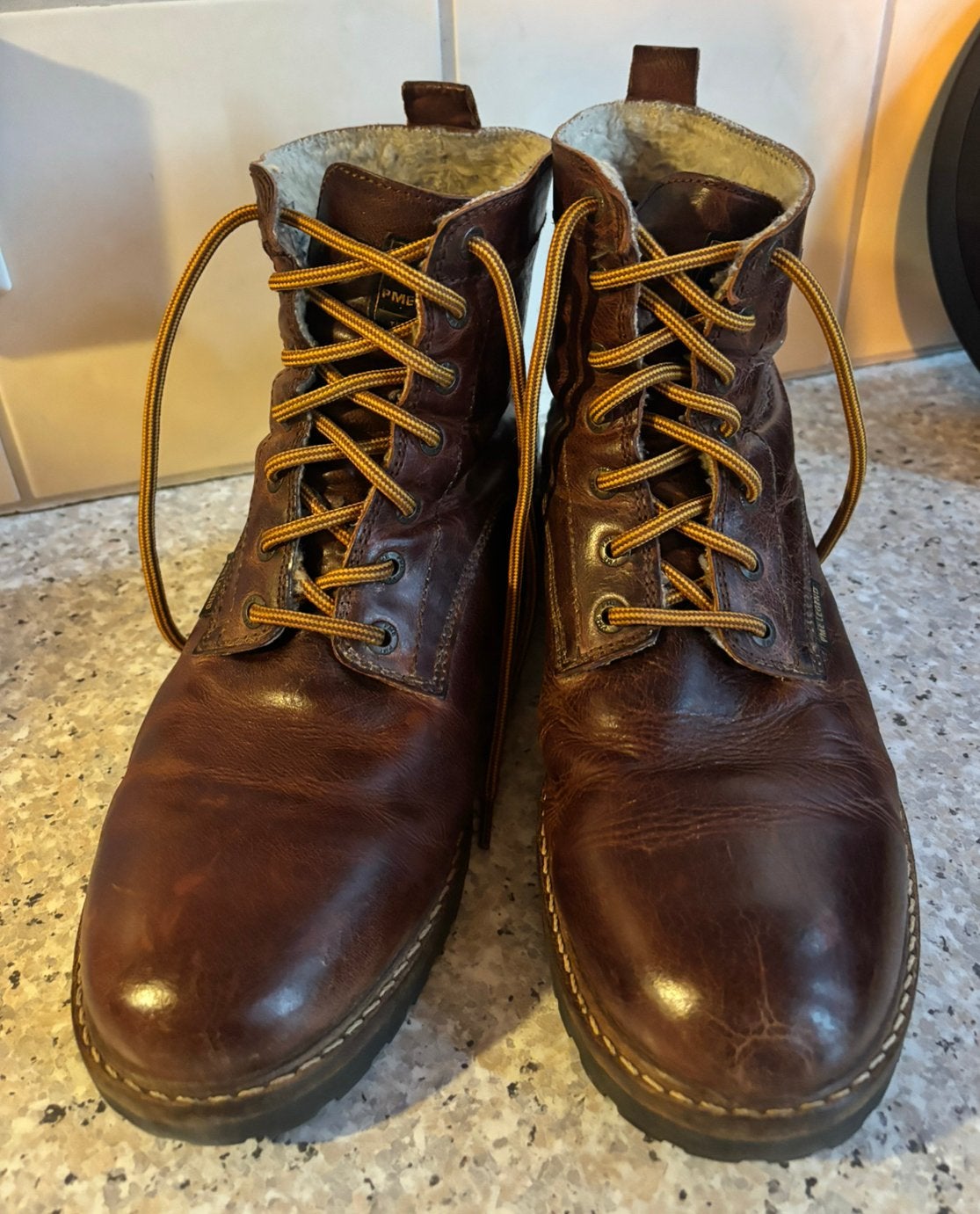 Zeer mooi leren laarzen PME Legend in maat 43, Bruin, Boots, Ophalen of Verzenden, Zo goed als nieuw