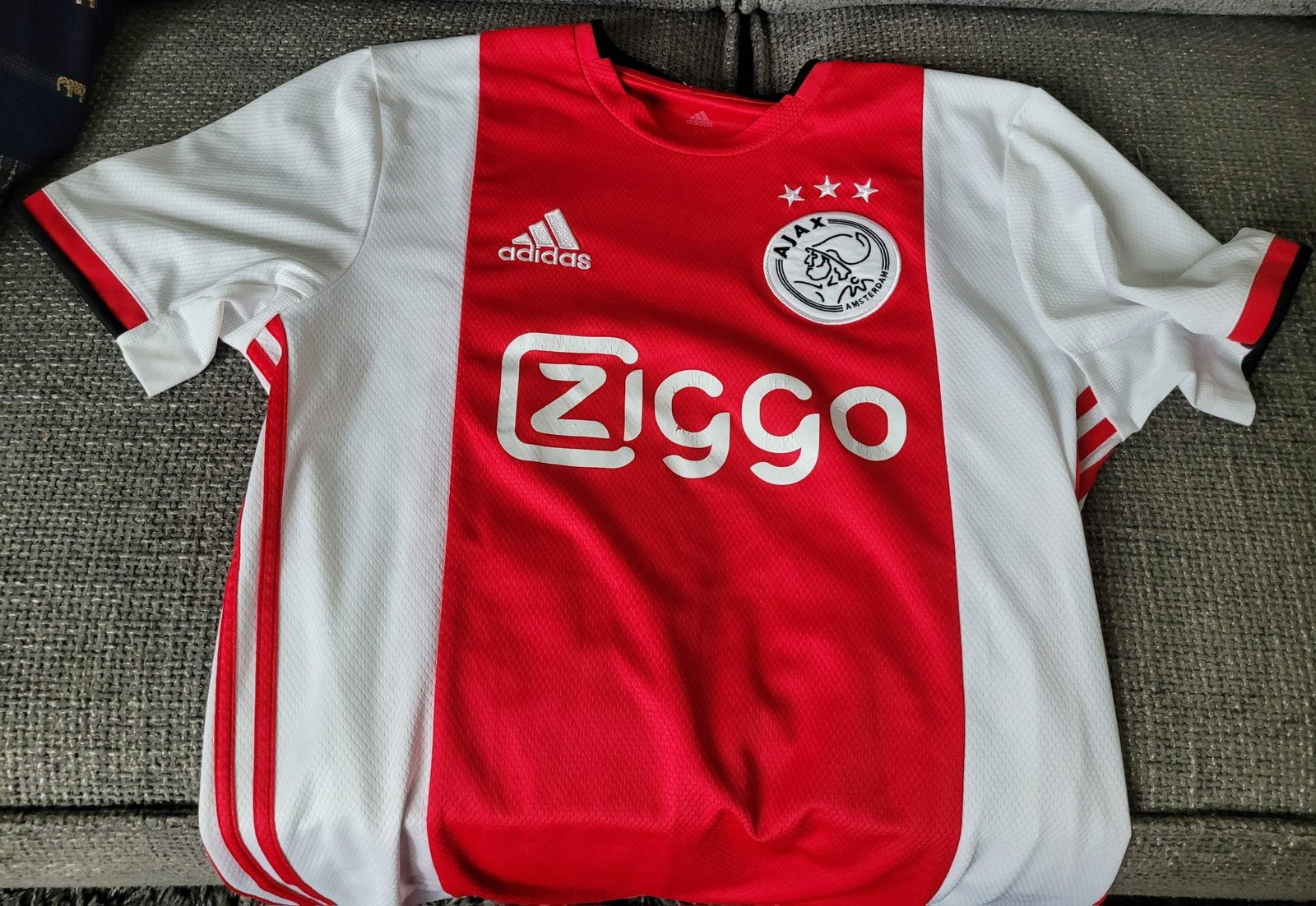 ajax shirt de jong maat M AFCA amsterdam, Maat M, Ophalen of Verzenden, Gebruikt, Shirt