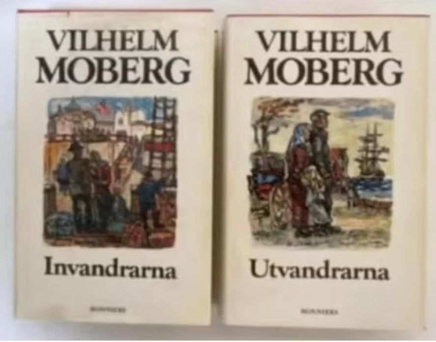 Invandrarna & Utvandrarna - Vilhelm Moberg  **, Boeken, Gelezen, Europa overig, Ophalen of Verzenden, Vilhelm Moberg