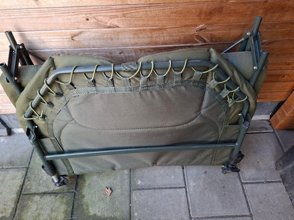 Comfortabel opvouwbaar visbed/stretchbed, Watersport en Boten, Ophalen, Gebruikt, Overige typen