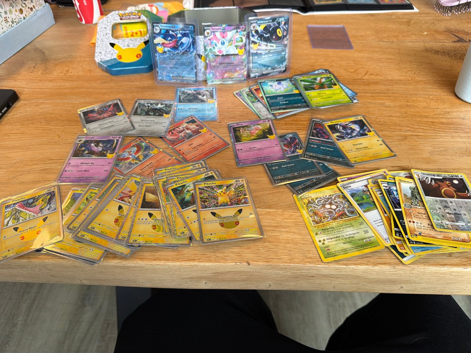 Pokémon Bulk met Promo en EX kaarten (20 Pikachu), Ophalen of Verzenden, Gebruikt, Meerdere kaarten