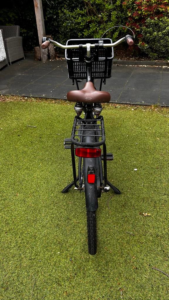 Zwarte herenfiets met mandje cortina u4 48 cm, Velgrem, Versnellingen, Ophalen, Overige merken