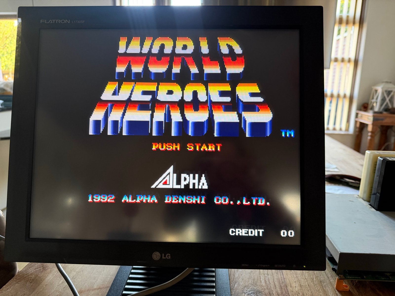 World Heroes MVS Neo Geo Arcade Cartridge, Vechten, 2 spelers, Eén computer, Ophalen of Verzenden