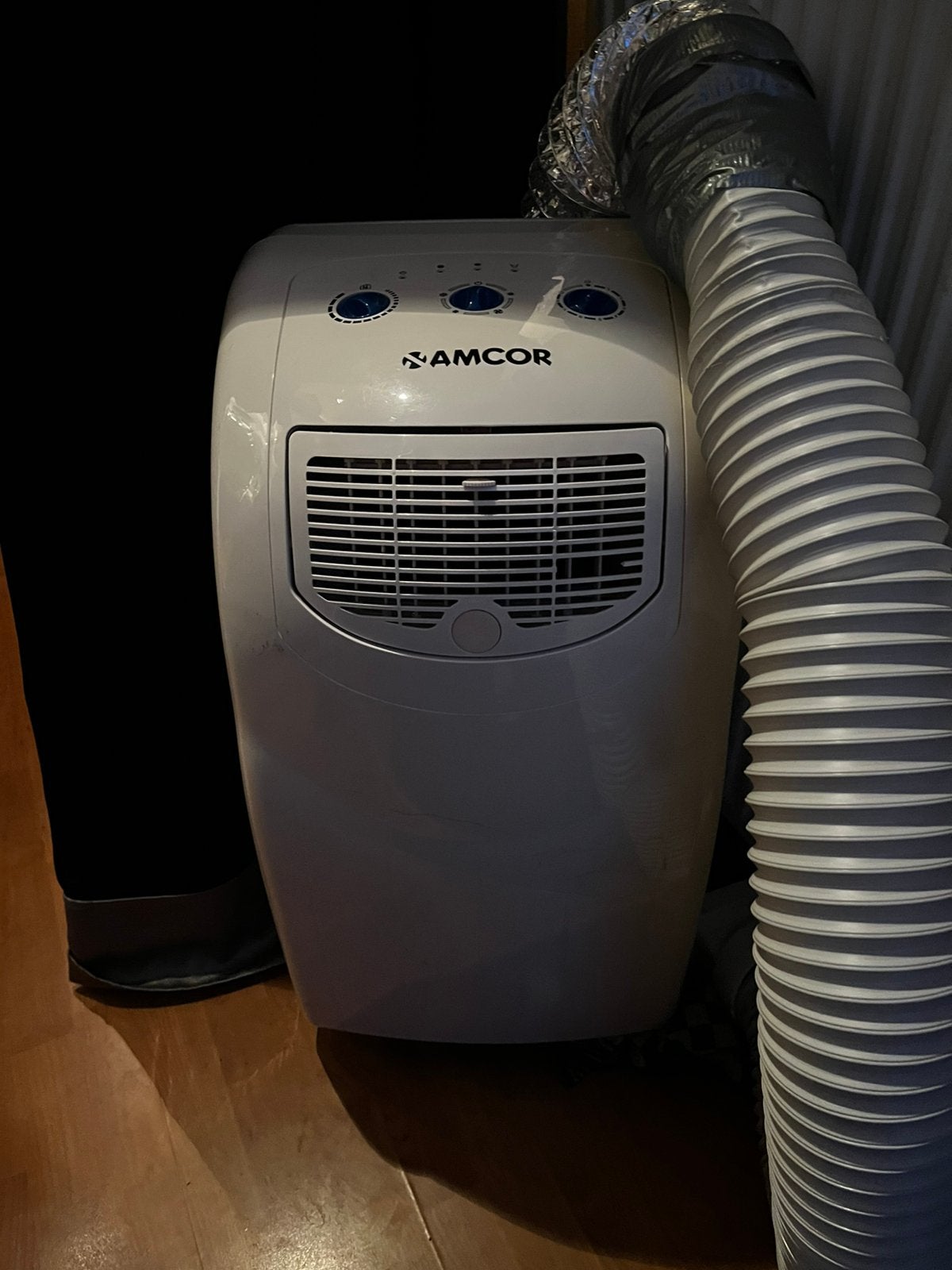 Amcor mobiele airco, Witgoed en Apparatuur, Airco's, Ophalen, Minder dan 60 m³, 3 snelheden of meer, Zo goed als nieuw