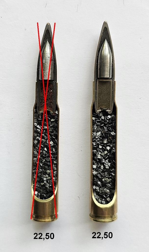 7,92x57mm Mauser Glimmspur  DOORSNEDEN, Verzamelen, Militaria | Tweede Wereldoorlog, Ophalen of Verzenden, Landmacht, Duitsland