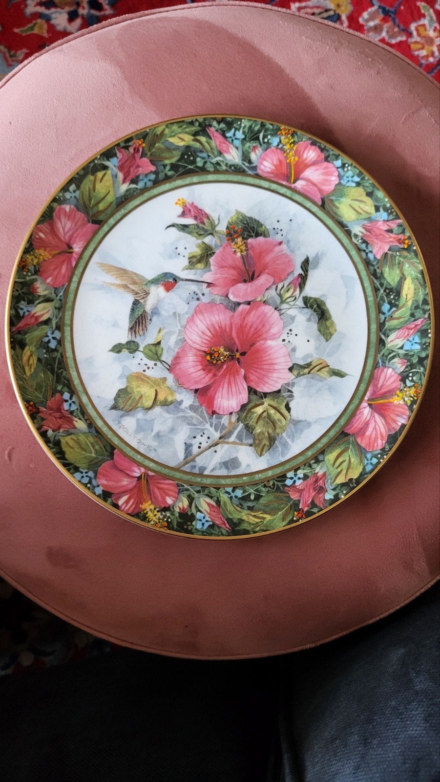 Franklin Mint The Imperial Hummingbird sierbord, Ophalen