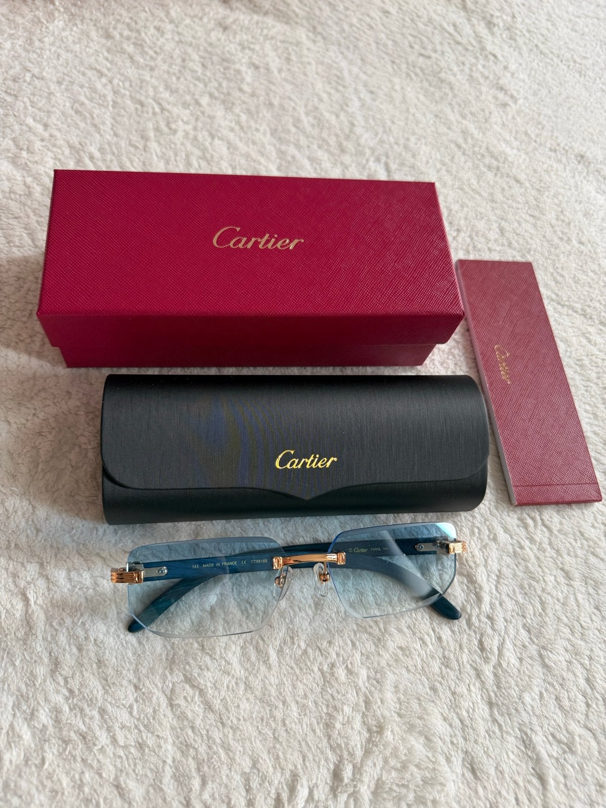 Cartier Zonnebril - Diverse Modellen met Doos, Sieraden, Tassen en Uiterlijk, Overige merken, Zonnebril, Overige kleuren, Ophalen of Verzenden