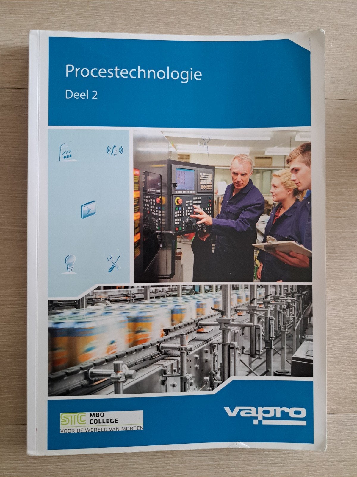 Procestechnologie Deel 2 - Vapro MBO College, Boeken, Ophalen, STC MBO College / VAPRO, Zo goed als nieuw, MBO