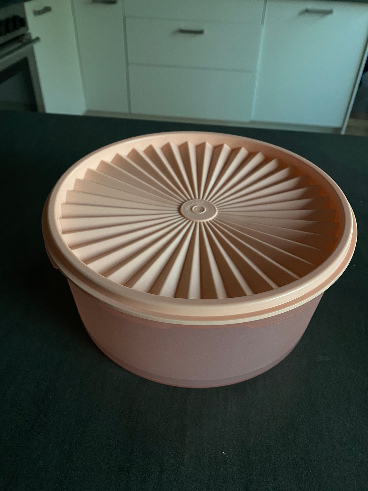 Tupperware koektrommel sterdeksel, roze, Ophalen of Verzenden, Zo goed als nieuw