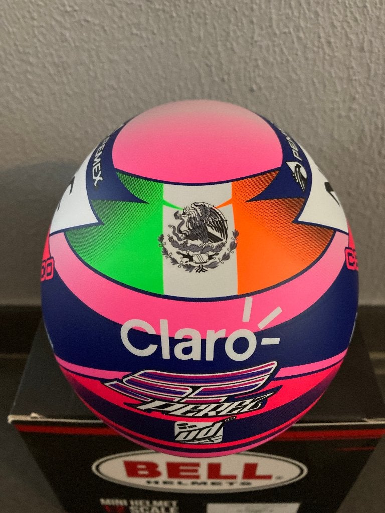 Sergio Perez 1:2 2019 helm Racing Point F1 Team Bell, Ophalen of Verzenden, Nieuw, Formule 1